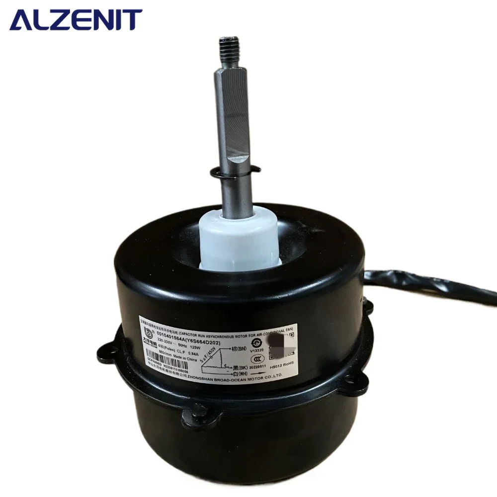 

New For Air Conditioner Outdoor Unit AC Fan Motor 0010401584A AC220-230V 50Hz 125W 850r/min Y6S664D202 Conditioning Parts