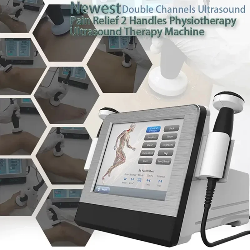 2024 Ultrasound Machine Health Care Physical Therapy Physiotherapy Improved Tissue Relaxation Ultrasonic Equipment