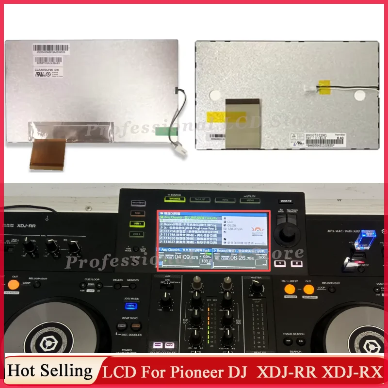オリジナル新-7-インチ液晶ディスプレイ画面パイオニア-dj-コントローラー-xdj-rr-xdj-rx-xdj-rx2-xdj-xz-コンソール液晶交換用