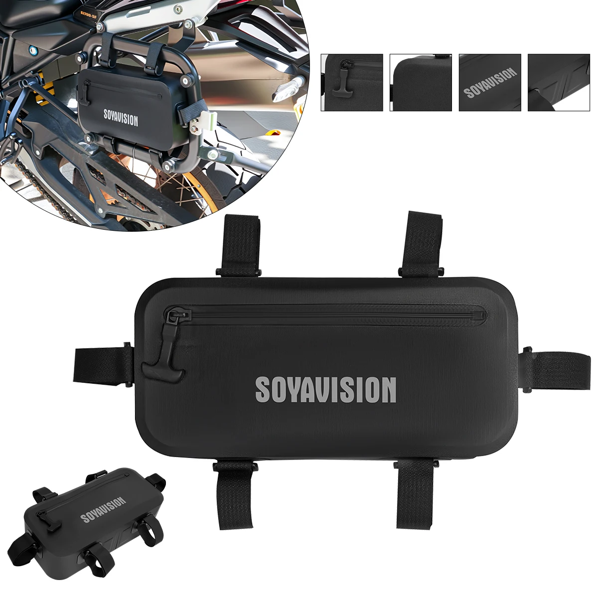 

Водонепроницаемая подвесная сумка для мотоцикла, универсальная сумка для инструментов и ремонтных принадлежностей, подходит для BMW, Yamaha, Honda.