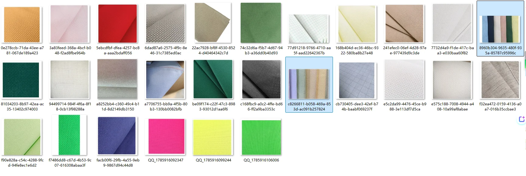 14CT colorful embroidery fabric, small grid, poke-poke embroidery, small piece, double yarn, 50-150CM Cross Stitch fabric