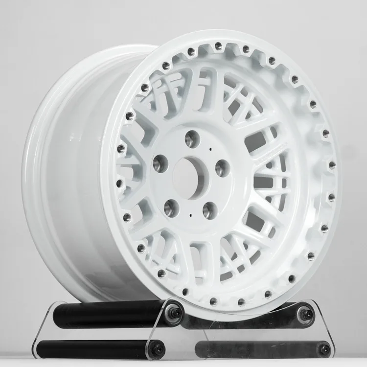 

Bright white alloy off-road wheels 17-inch modified 17x9 with anti-drop ring for 300