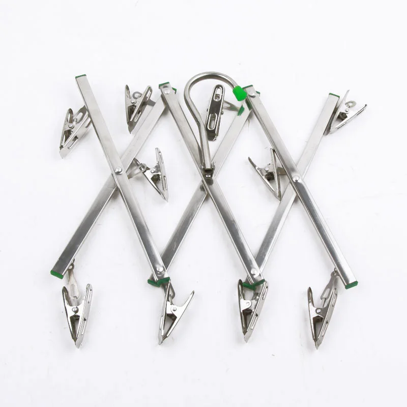 

Folding Drying Rack Stainless Steel Laundry Hanger Laundry Drying Indoor Drying Versatile Usage Heavy-duty Construction
