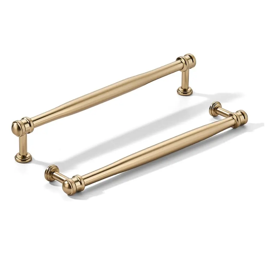 

10 Pack 8inch203mm Hole Center Champagne Bronze Cabinet pulls Honey Bronze Solid HeavyDuty Tradition Kitchen Cabinet Handle Cabi