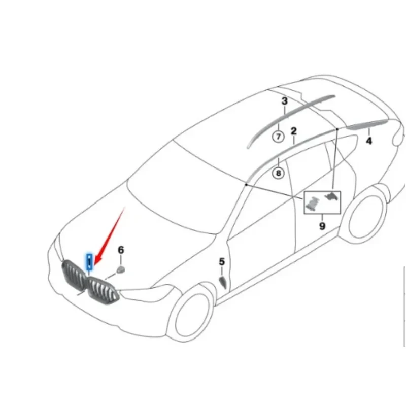 

Greaest ProductHot Seeling Front Grille Is Suitable X5