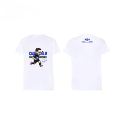 Football Club Men's Women's Pure Cotton T-shirt Inter Short-sleeved Comic Print Series Summer Fashion Casual Fans T-shirts Tops