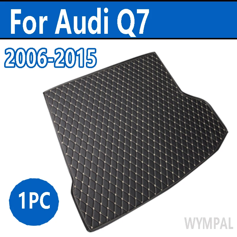 Car Trunk Mat For Audi Q7 4L 5-Seat 2006-2015 07 08 09 10 11 12 13 14 Custom Car Accessories Auto Interior Decoration