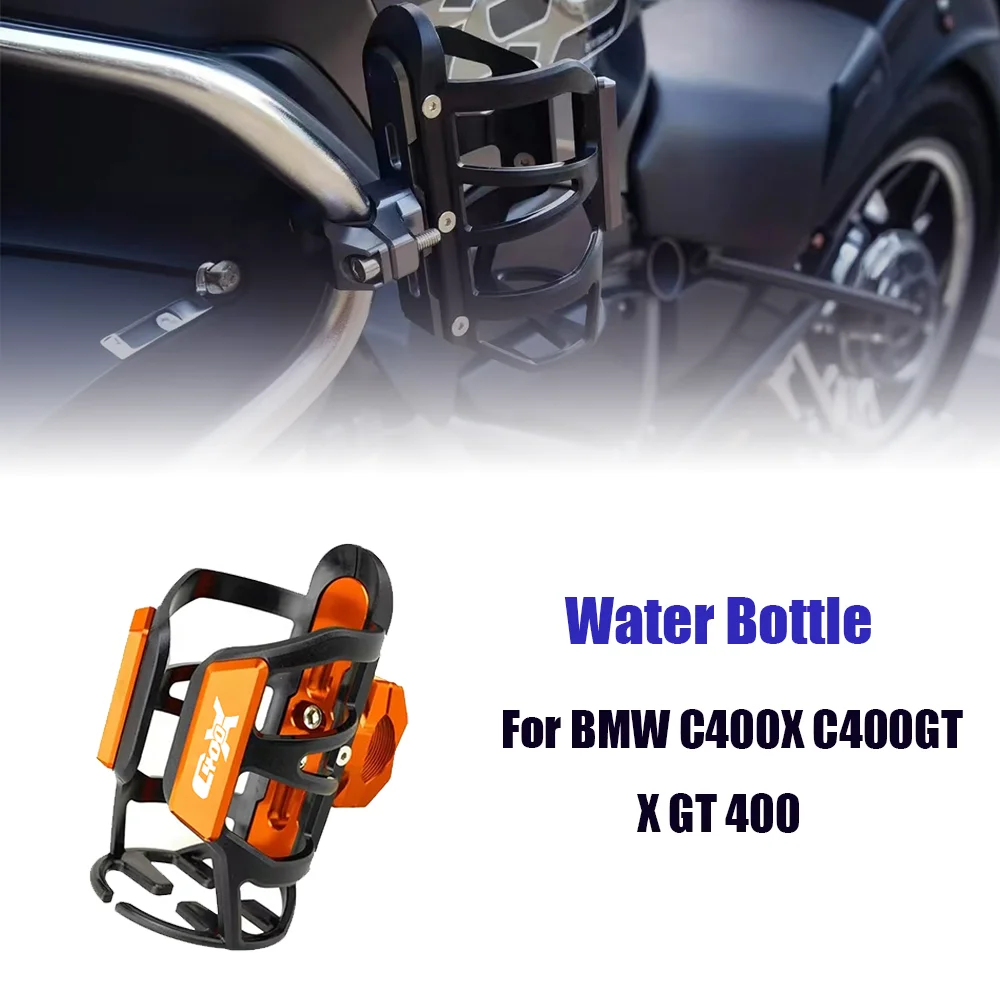 For BMW C400X C400GT X GT 400  Motorcycle Beverage Water Bottle Drink Cup Holder Bracket Mount Accessories