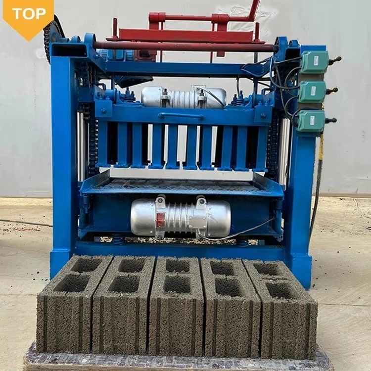 Industrial Diesel Operated Semi Automatic Paver Block Machine With Hydraulic Lifting For Easy Movement On Site