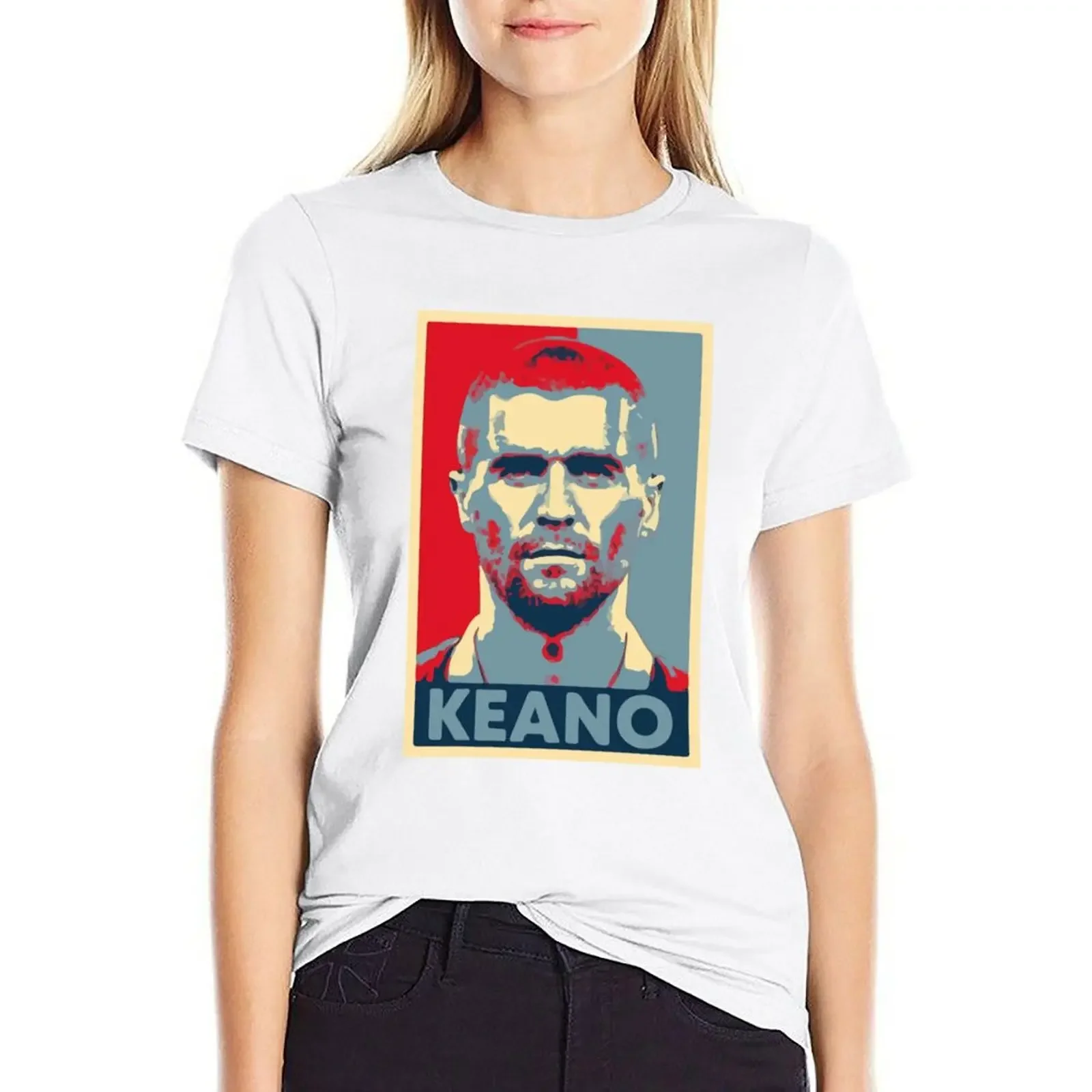 Roy Keane T-shirt funny tees Women's tops