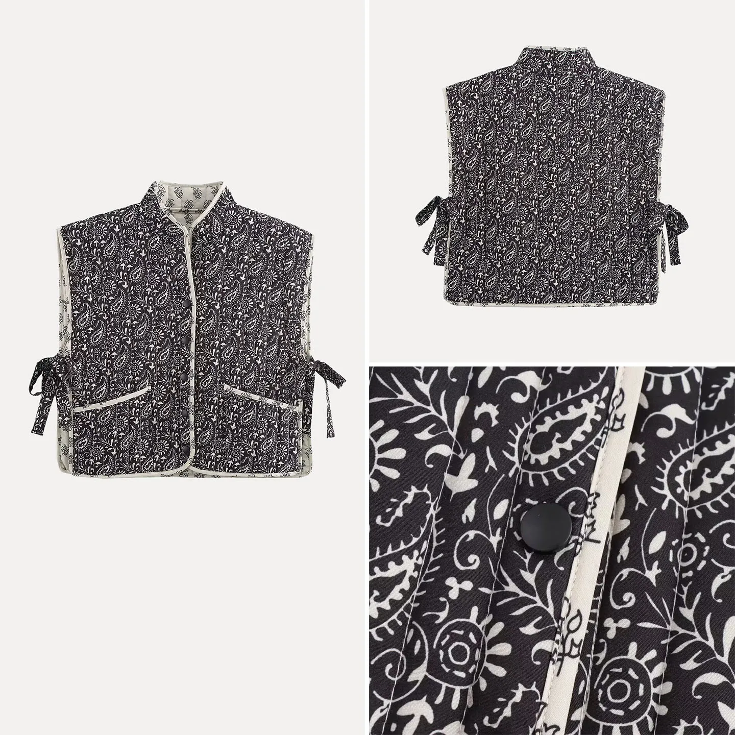 

Double-Sided Wear Loose Printed Vest 2025 Autumn New Women's Faion Personali Breathable Comfortable Casual Tank Top