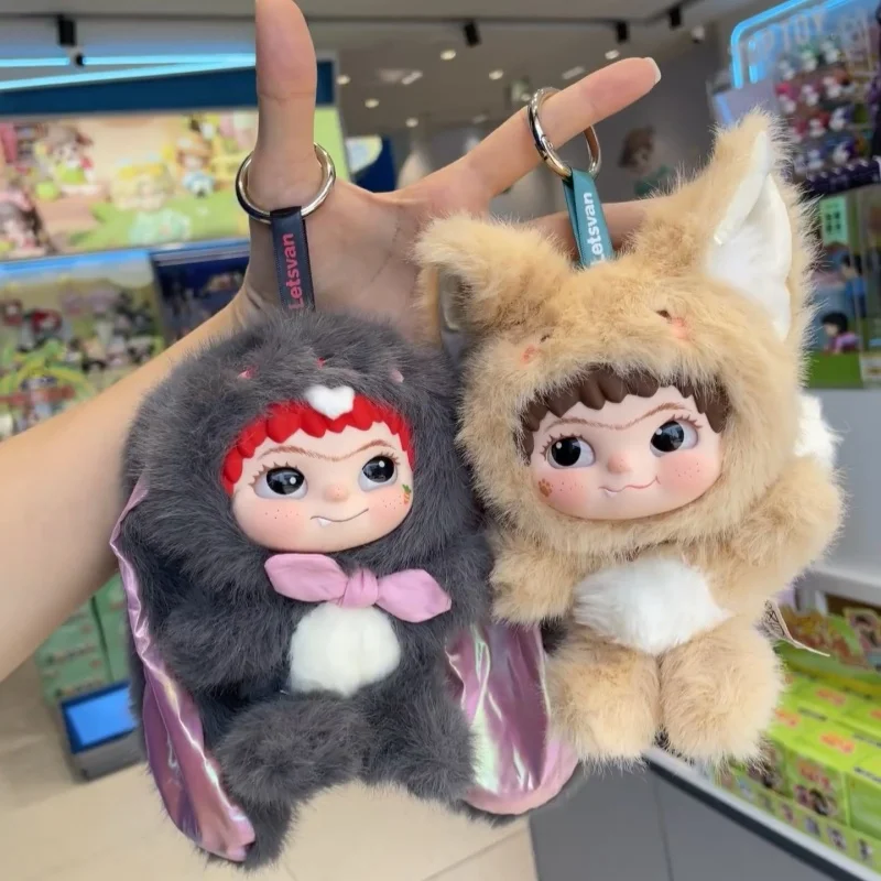 

Hot Sale Wakuku Fox & Bunny Trickor Treat Blind Box Cute Wakuku Backpack Pendant Mystery Fox Bunny Dolls Keychain Birthday Gifts