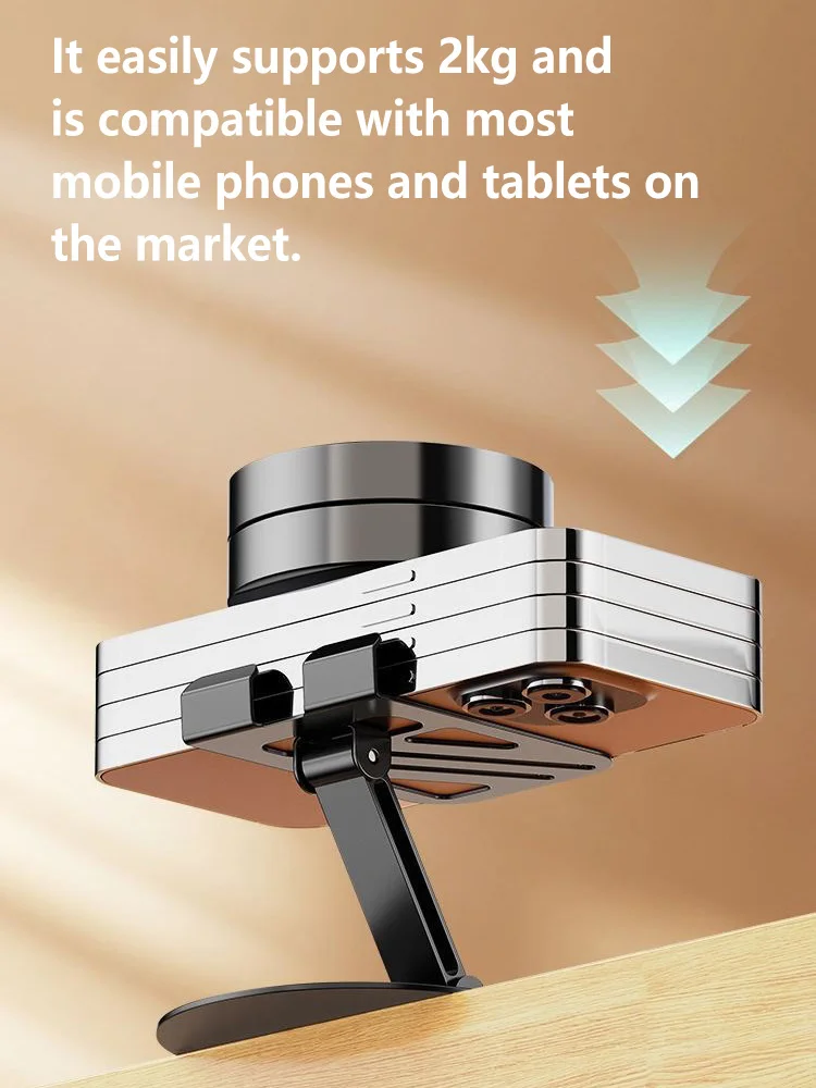 

Full Metal 360° Rotating Folding Universal Mobile Phone Tablet Holder Adjustable Portable Multifunctional Universal For Phones