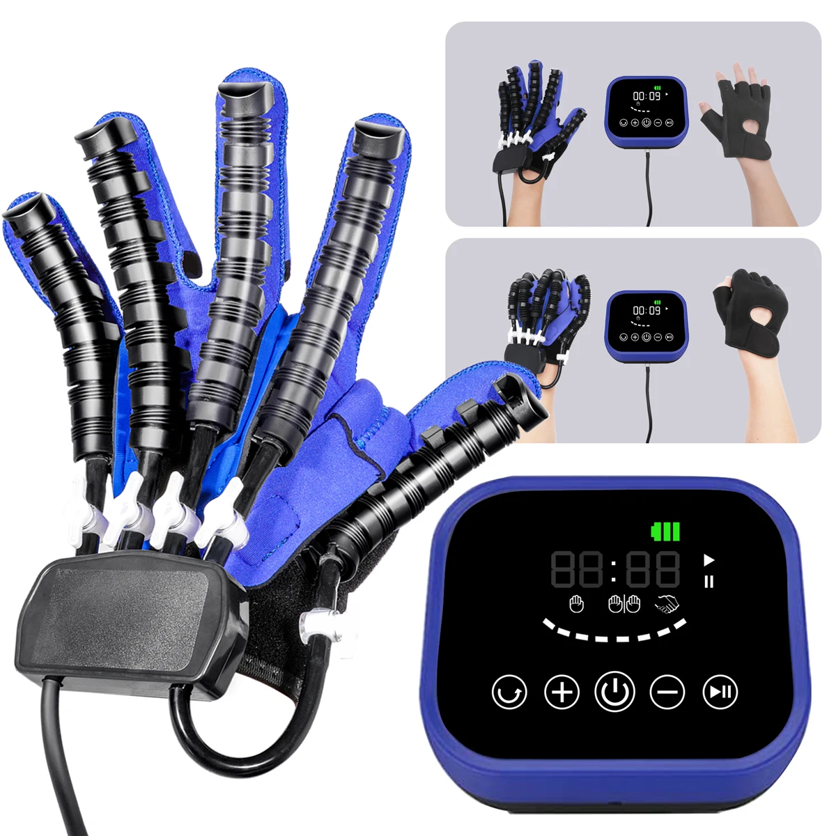 New Rehabilitation Robot Gloves Stroke Hemiplegia Cerebral Infarction Training Device Finger Exerciser Hand Function Recove