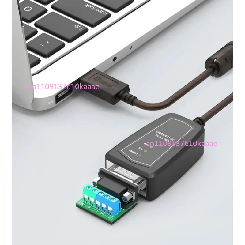 1.5M High-speed Black USB2.0 to RS422/485 Converter Data Transmission Cable With Shielding