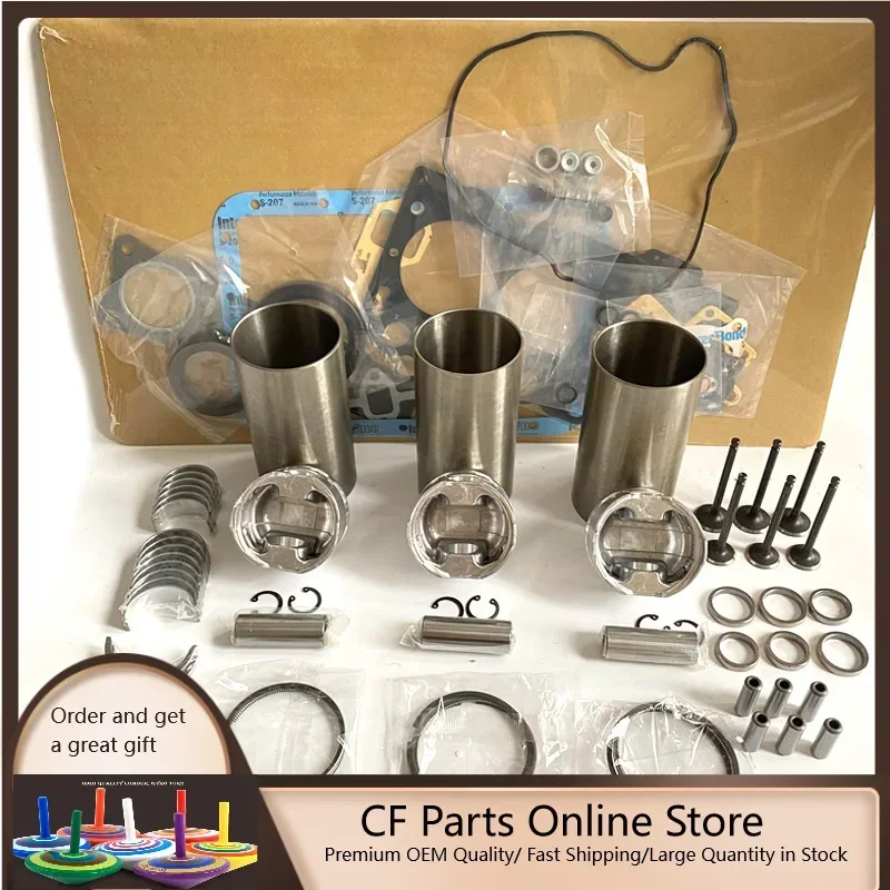 

Overhaul Rebuild Kit D1803 For Kubota Engine KL34H KL315 L3540GST Tractor Repair