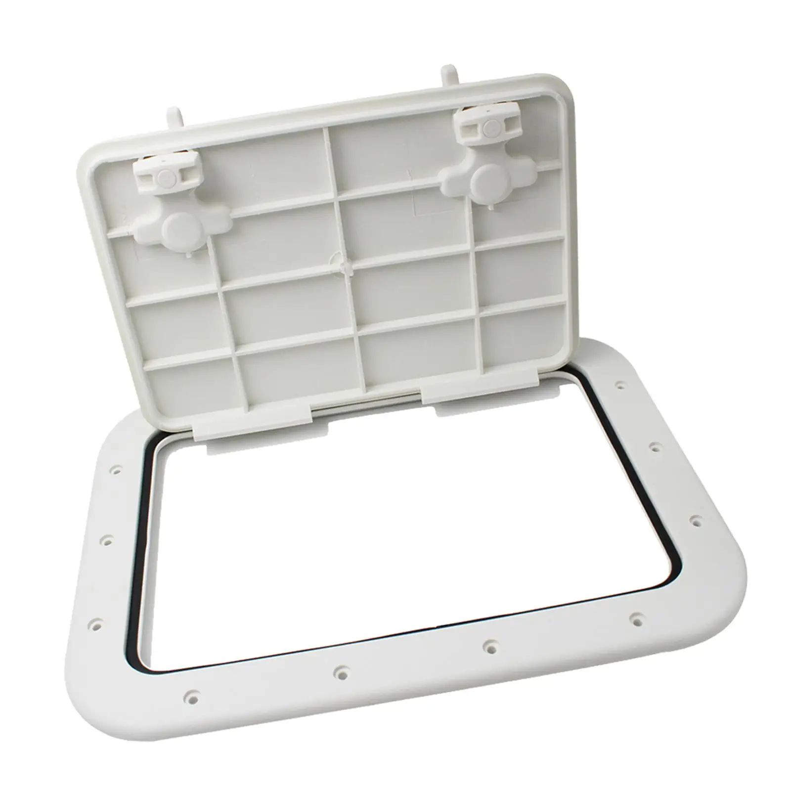 

Marine Access Hatch Reinforced ABS Plastic Inspection Lid with Screw Holes for Boat Deck Floor EVA Rubber