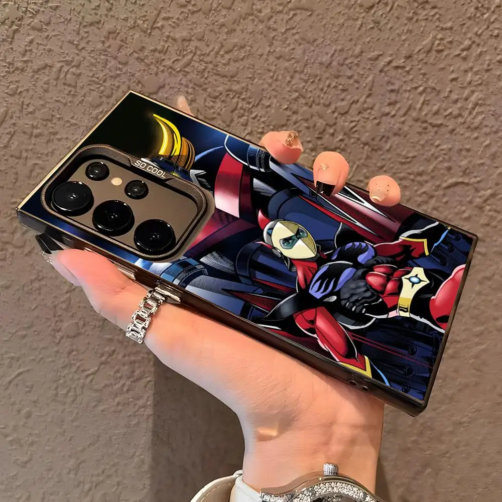 Anime UFO Robot Grendizer Phone Case IMD Colorful Silver Suitable case For SamsungS26 S25 S24 S23 S22 S21 S20 Plus Ultra