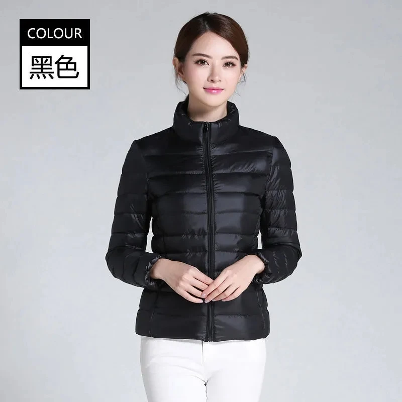Fall/Winter2026New Puffer Coat Parkas Light Thicken Warm Cotton-Padded Coat Women Short Overcoat Slim Down Jacket Ladies Outwear