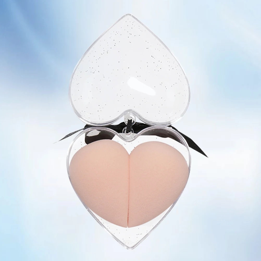 مجموعة إسفنجة بيض المكياج مكونة من قطعتين من إسفنجات التجميل لمزج الوجه وبودرة الأساس المدمجة والمستحضرات التجميل ذات الاستخدام السلس