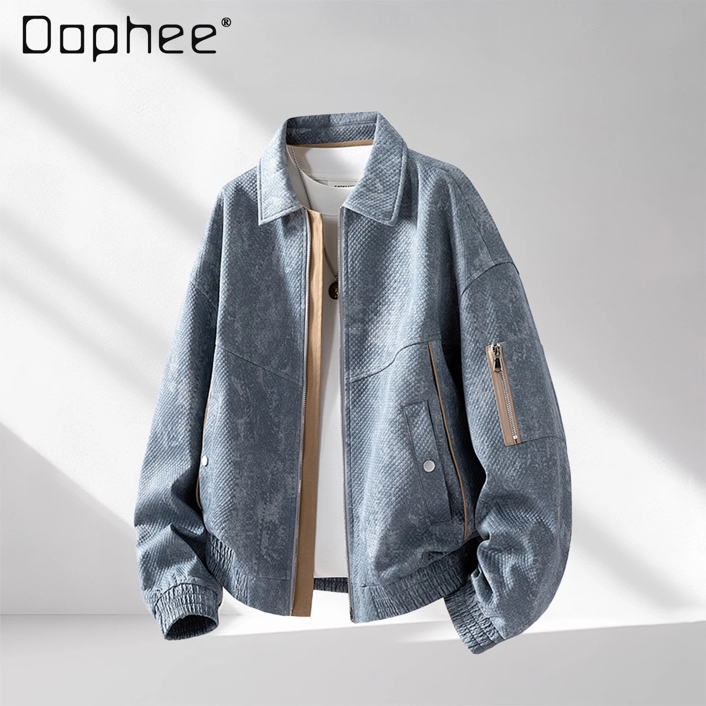 

Осень-зима, американский стиль, отложной воротник, крутая красивая темно-синяя куртка, мужская модная свободная повседневная черная розовая флисовая куртка