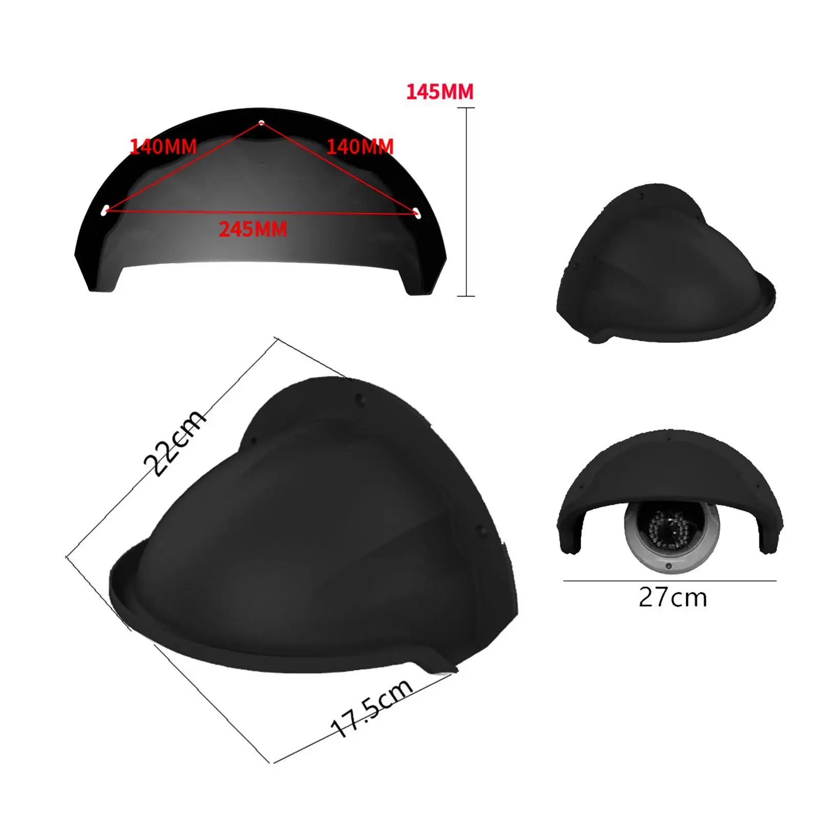 Weatherproof Case Multifunctional Camera Rain Cover for Outdoor Indoor Home