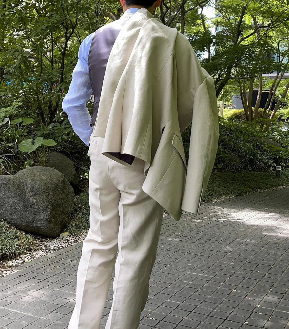 Trajes formales de boda para hombre, esmoquin de 3 piezas (chaqueta, pantalones y chaleco) con solapa con muescas, ropa de novio hecha a medida