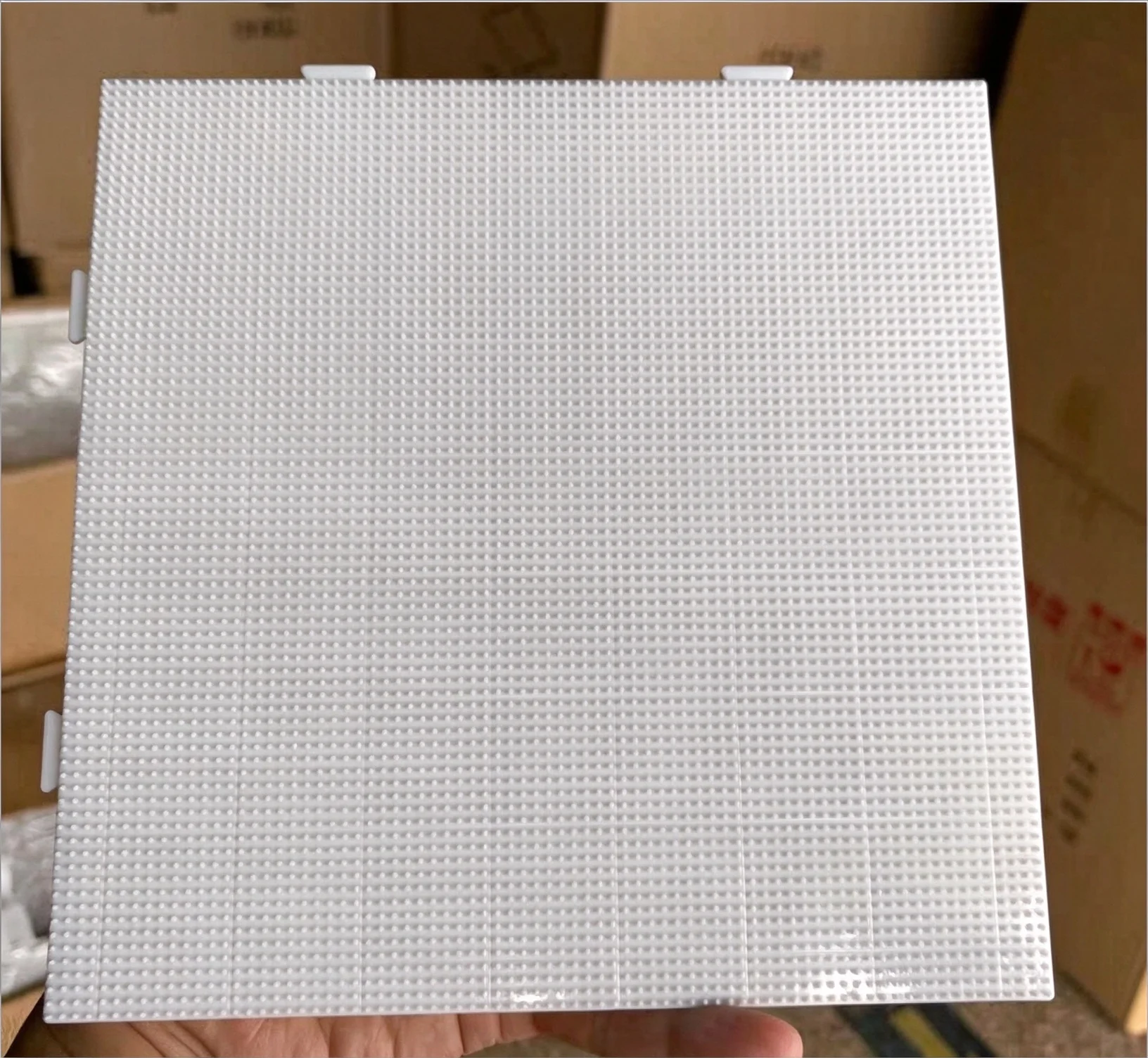 Fusable Bead Boards 78 Pins/21x21cm, Matte Color, for 2.6mm Beads, Heat Resistant, Reusable