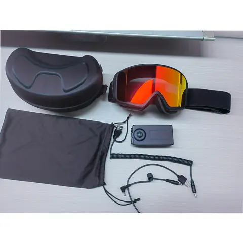 전기 가열식 안개 방지 편광 스키 고글, 자기 교환식 그라데이션 렌즈, 겨울 스포츠용, 스노보드