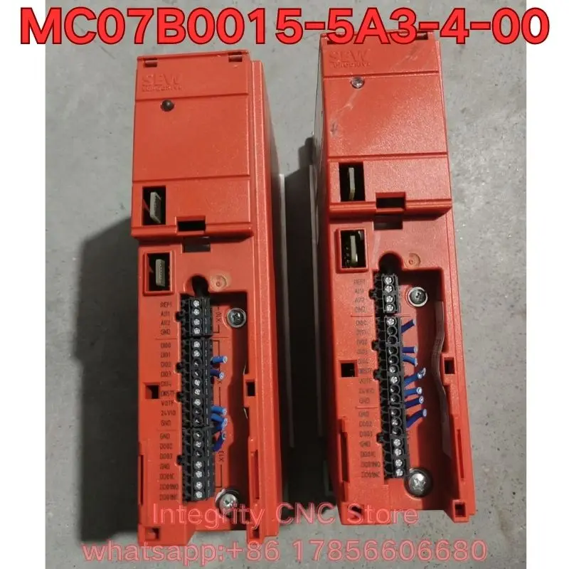 Second-hand MC07B0015-5A3-4-00 inverter function test is normal