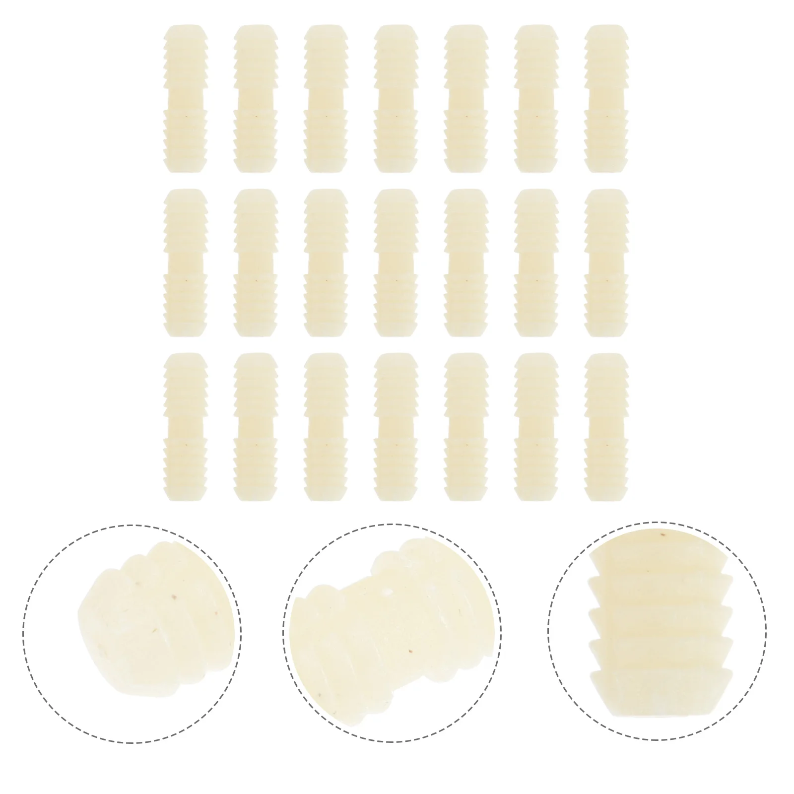 

100Pcs Furniture Nylon Dowel Pin Connector Practical Shelf Pegs Replacement for Shelves Wardrobe Cabinet Pegs for Shelves