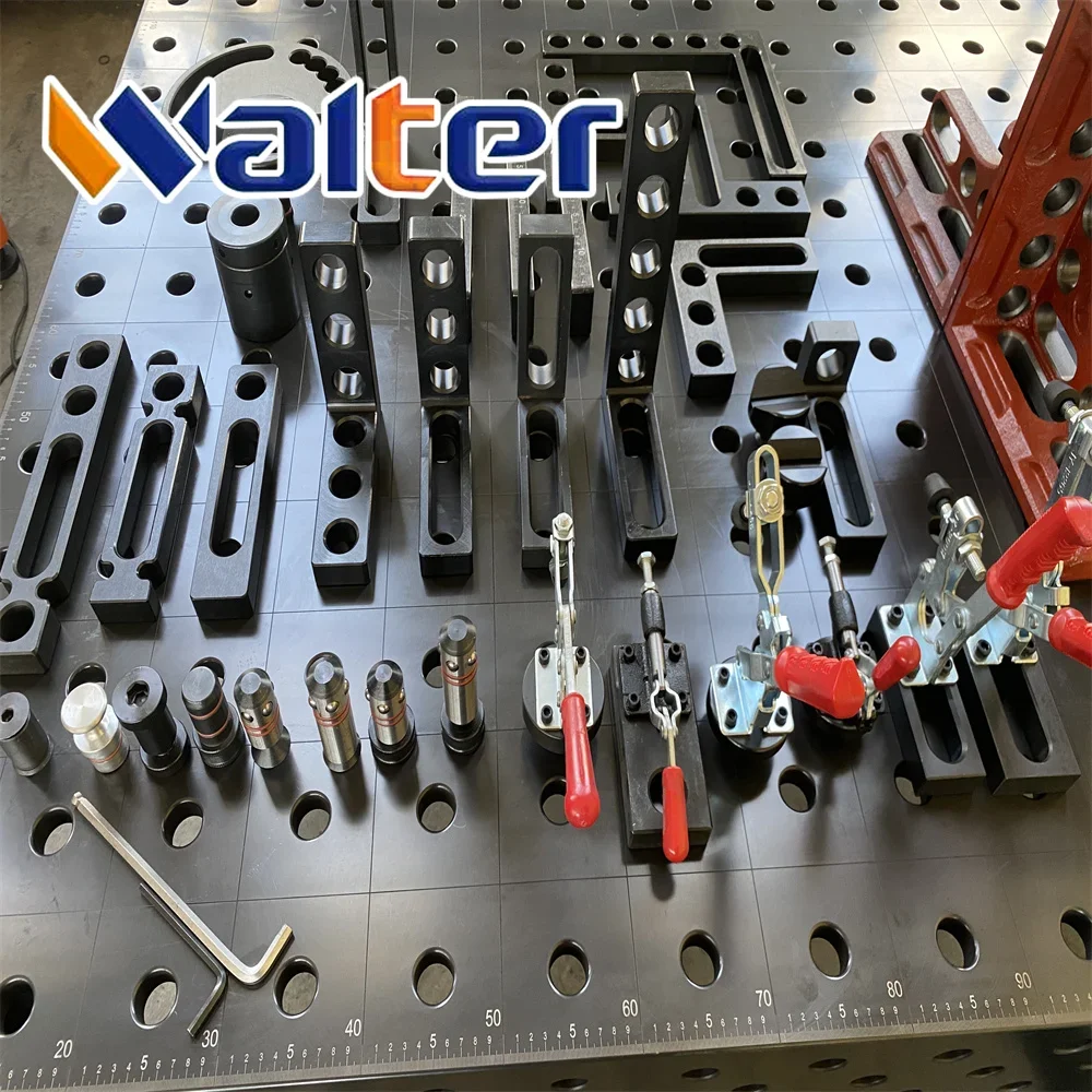 3D 2D Welding Table Accessories Locating Ruler Locking Pins Bolts Clamps Jigs Fixture Welding Platform OEM Welding Table