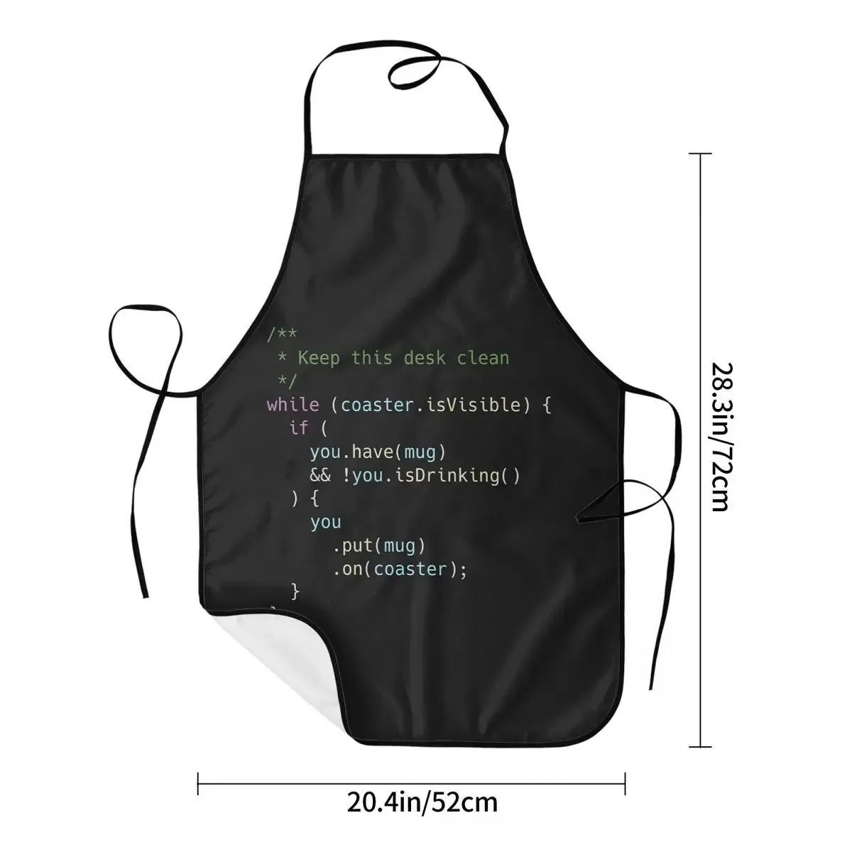 The Perfect Coaster For Programmers Aprons Chef Cooking Cuisine Tablier Waterproof Bib Kitchen Cleaning Pinafore for Women Men