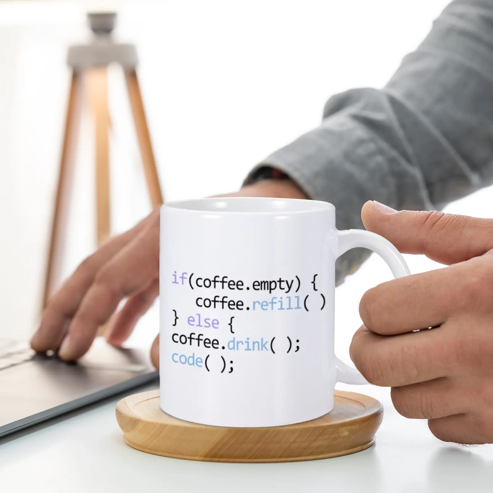 11oz Funny Ceramic Coffee Mug Code Tea Milk Multicolor Cup for Engineer Programmer Colleague Coworker Novetly Creativity Gift