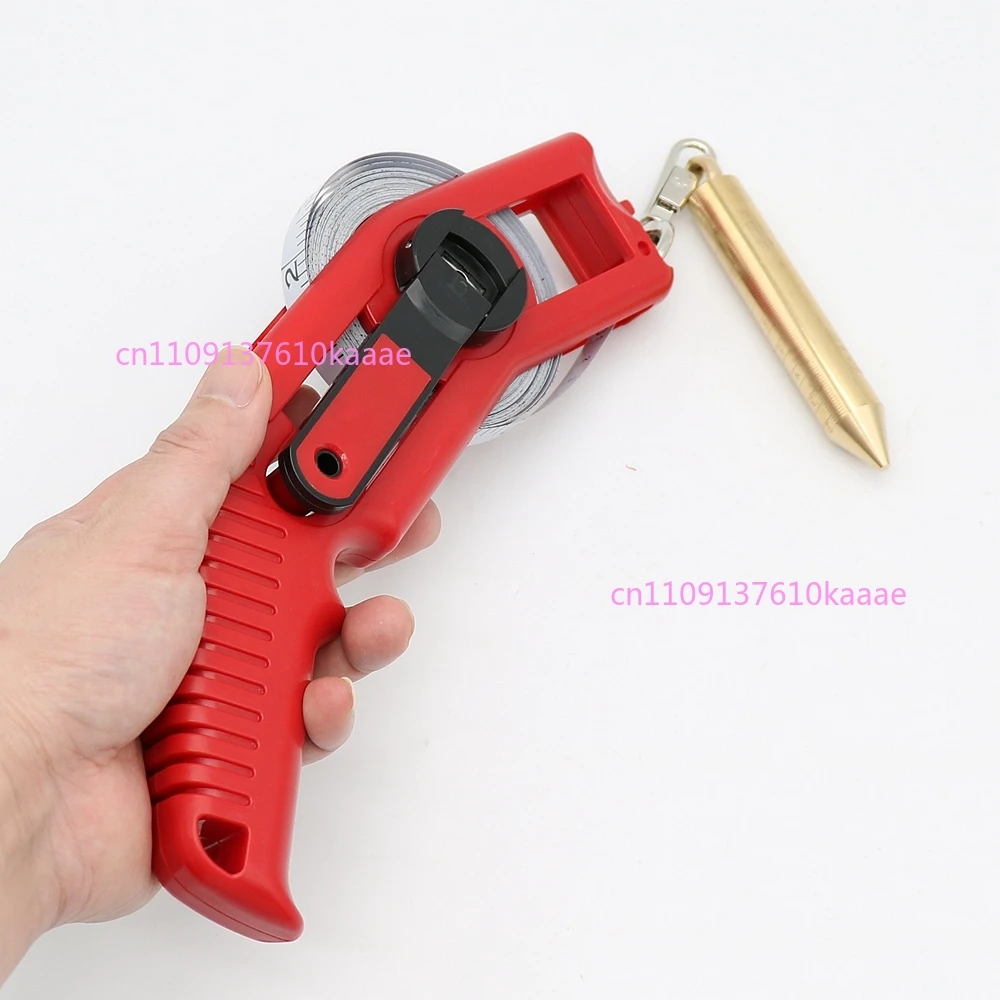 

10/15/20/30M Oil Tank Gauging Tapes With Brass Plumb Bob Tape Measure Measuring Ruler Carbon Steel Oil Gauging Tape