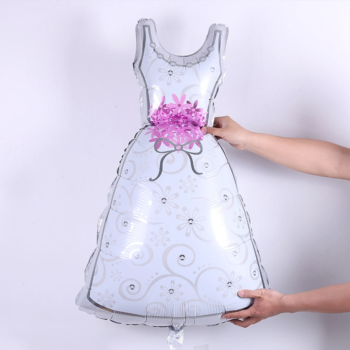 2pcs Groom and Bride Suit Wedding Dress Balloon Wedding Engagement Valentine\'s Day Birthday Party Decoration