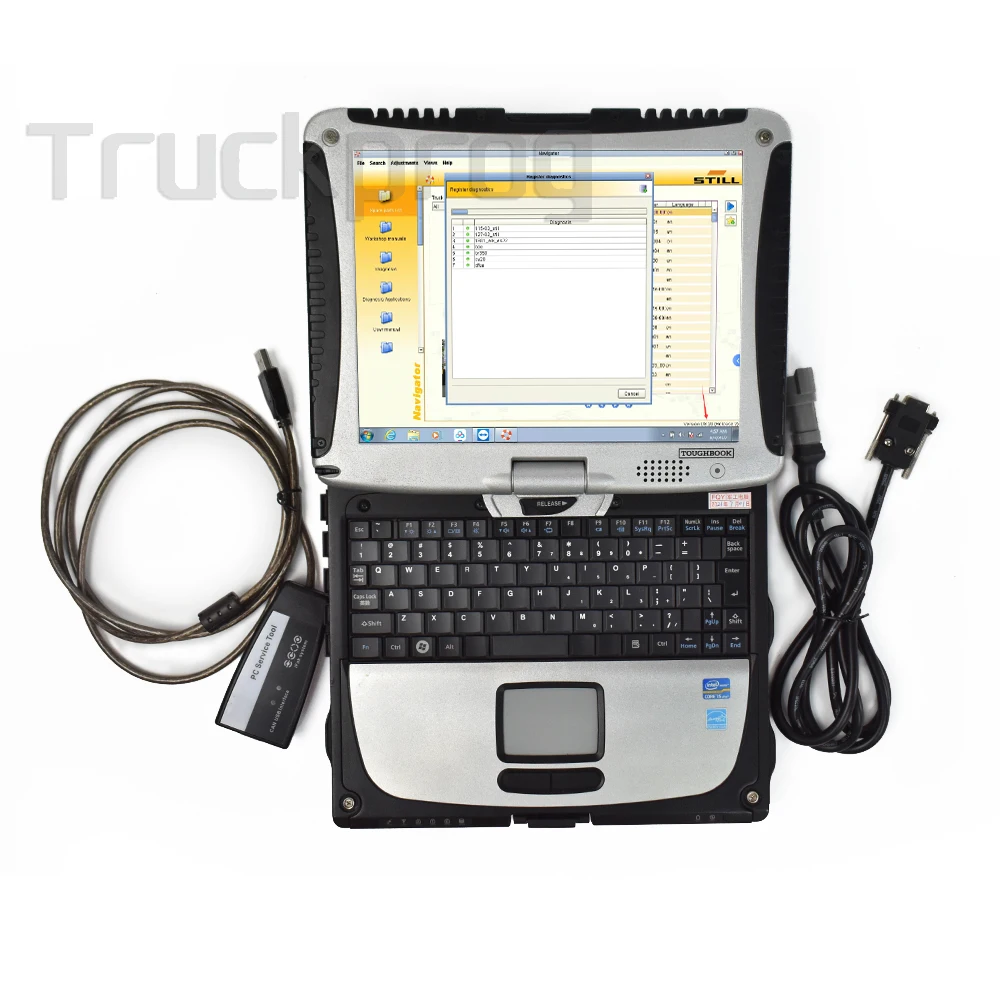 for hyster yale forklift truck diagnostic scanner Yale PC Service Tool Ifak CAN USB Interface tool with CF19 laptop