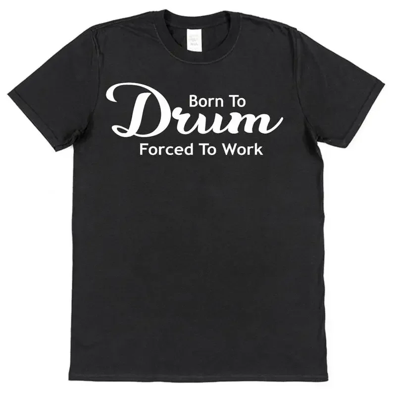 Drums T Shirt For Drummer Born To Drum Slogan Player Musician Band