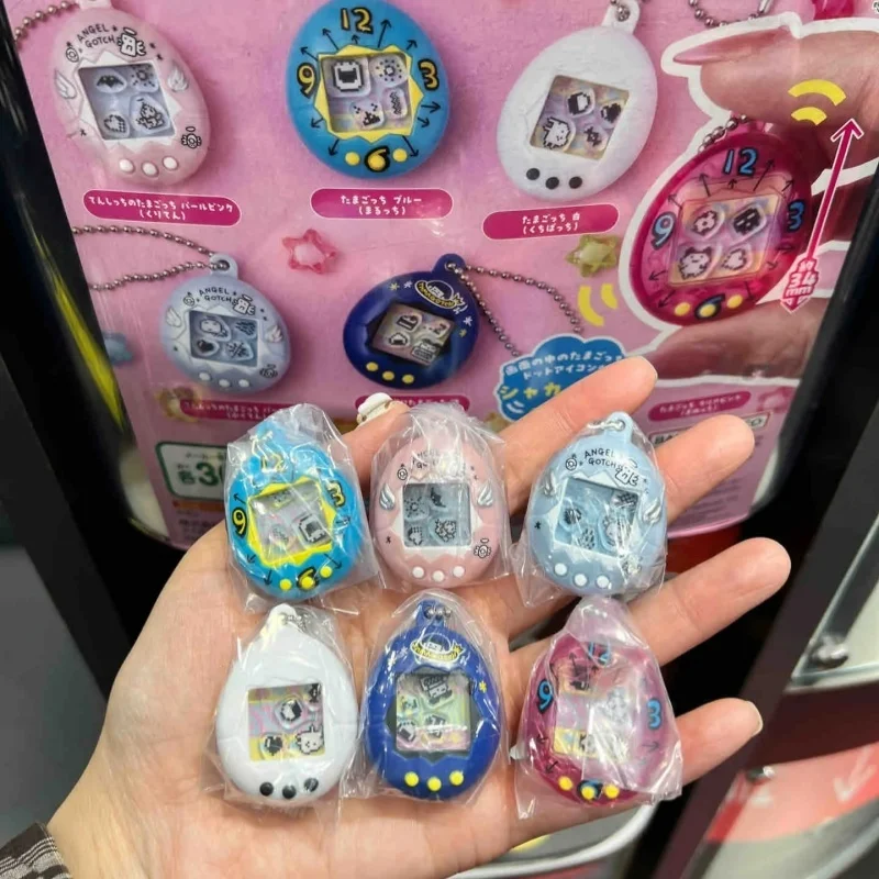 

In Stock Bandai Official Tamagotchi Wobble Keychain - Mini Shaker Charm, Cute Collectible Toy, Fashionable Gashapon Accessory