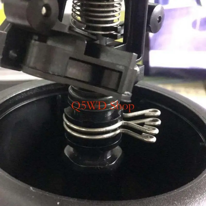 Q5WD Plastic Buried Rotor Sprinkler for Yard Garden Lawn Sprinklers Black Rotor Sprinkler Rotating Nozzle
