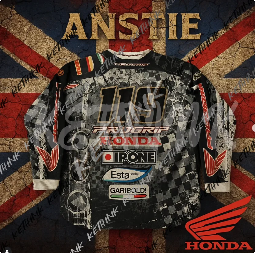 

Honda 2026, популярный дышащий мотоциклетный трикотаж с длинными рукавами # Рубашка ANSTIE для езды на велосипеде 119 Удобный топ для гонок по бездорожью