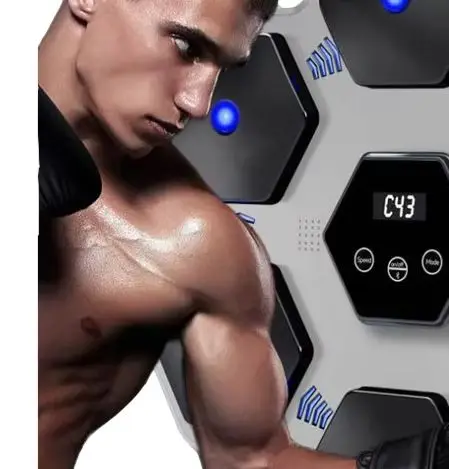 OEM Wholesale Music Boxing Machine Wall Target Pad Light up Home Boxing Trainer Smart Music Boxing Training Machine