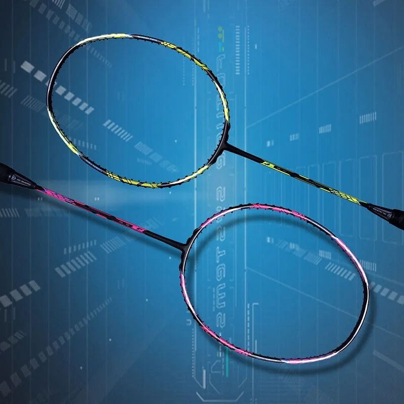 Dry General Badminton Racket Attack Racket Durable Adult Professional Badminton Racket Carbon Fiber Feather Hair Racket