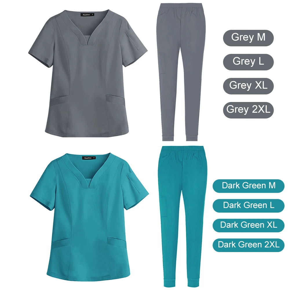 Uniformes d'Infirmière Médicale pour Femme, Vêtements de Travail pour Salon de miles