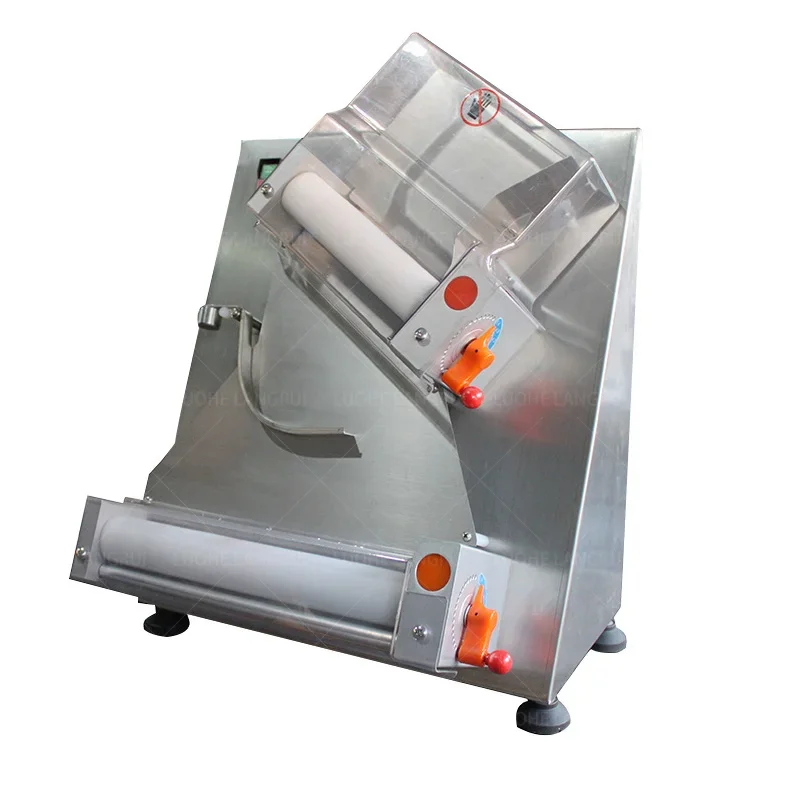 

Commercial Fast Food Cake Press Sheeter and Roller Pizza Maker Making Machine for Skin Roti Bread Pancake Naan Pastry Shop