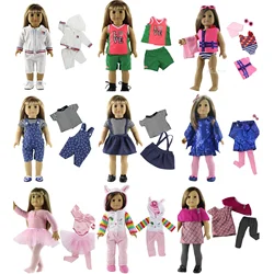 1 Set Beautiful Casual Wear Doll Clothes for 18 inch American Doll Many Style for Choice A90