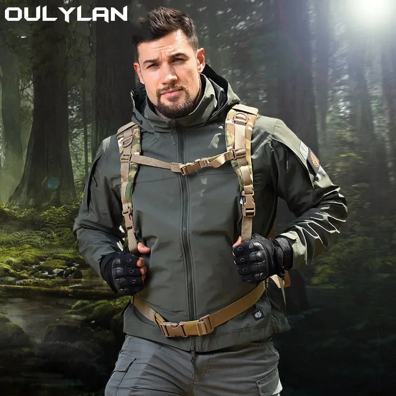 

Mens Hiking Brand Warm Waterproof Fleece Coat Winter Long Sleeved Uniform Tactical Equipment