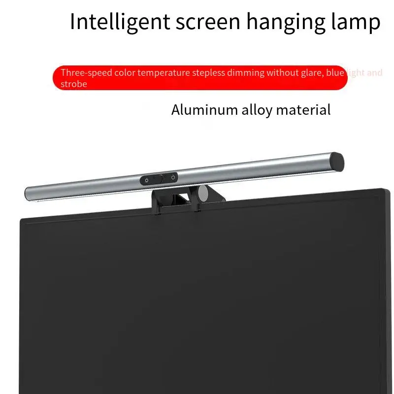 Aluminum Alloy Remote Control Display Laptop Eye Protection Camera Computer LED Eye Protection Computer Screen Hanging Light