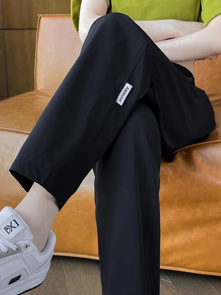 

Легкие летние брюки-кюлоты женские спортивные с высокой талией, свободного кроя, утягивающие, из тонкой ткани, комплект из девяти предметов