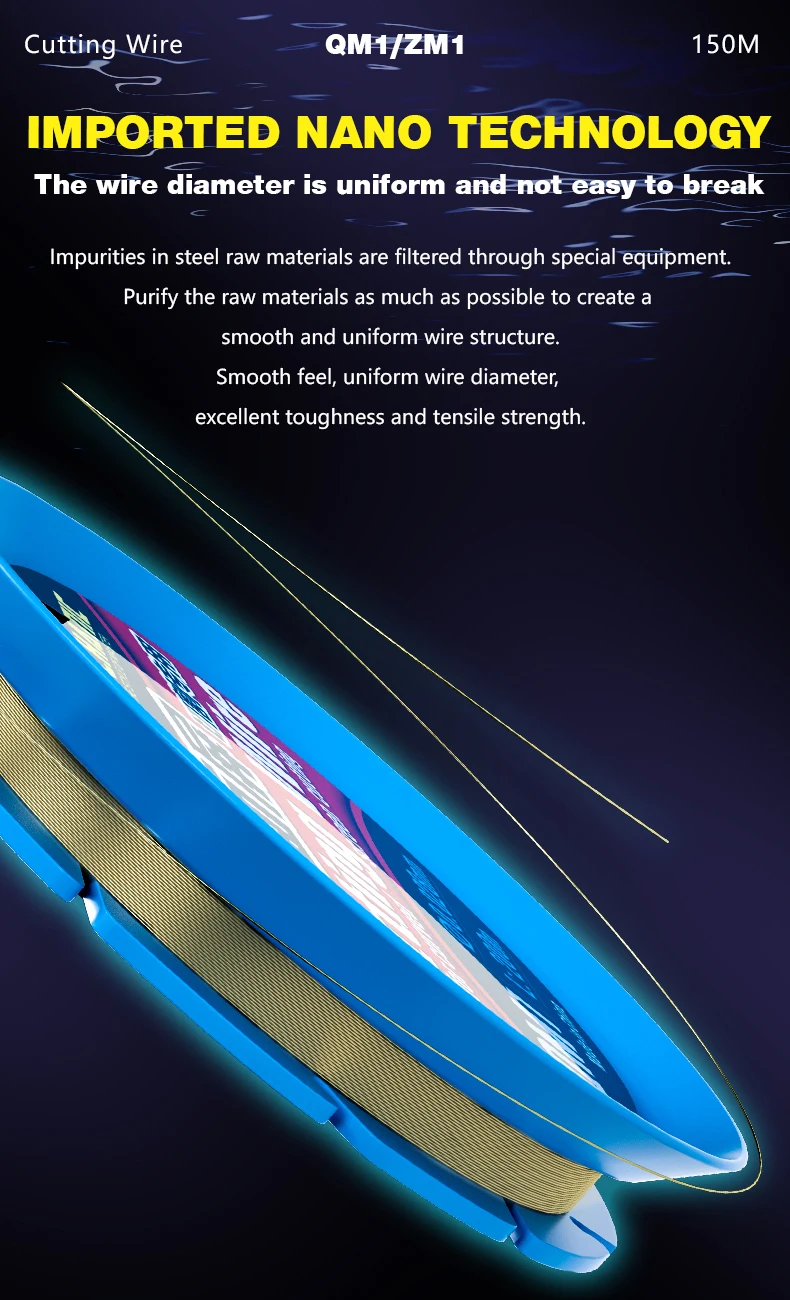 MECHANIC QM1 ZM1 Cutting Wire Straight Screen Curved Screen Cutting Wire 0.028 0.03mm Special For Cutting Phone Screen Separator